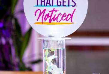 LED Orchid Centerpiece