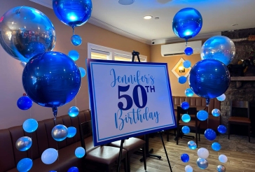50th Birthday Welcome Sign