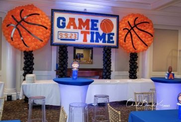 Basketball Themed Backdrop