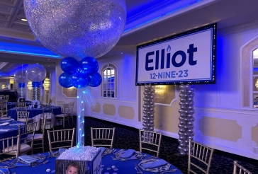 Chanukkah Themed Backdrop 