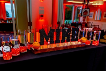 Basketball Themed Candle Lighting 