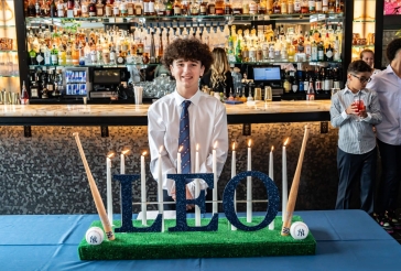 Yankees Themed Candle Lighting Display