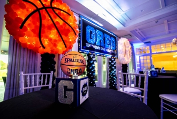Mini Basketball Centerpiece