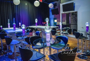 Mini Bat Mitzvah Logo Centerpieces