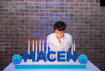 Smiley Face Candle Lighting