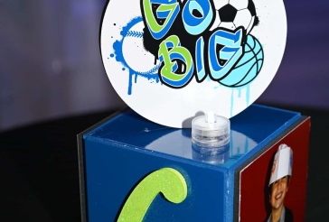 Grafitti Soccer Mini Centerpiece