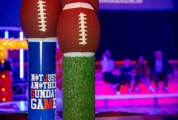 Football Theme High Top Centerpiece