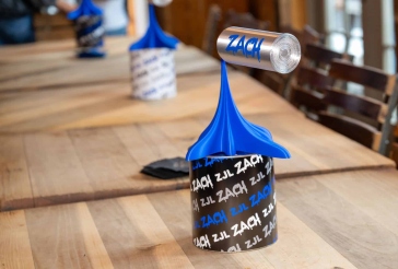 Paint Can Lounge Centerpiece