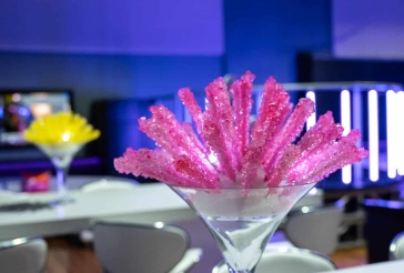 Rock Candy Cocktail Centerpiece