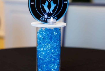 Soccer Theme High Top Centerpiece