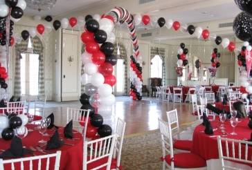 Balloon Gazebo over Dance Floor
