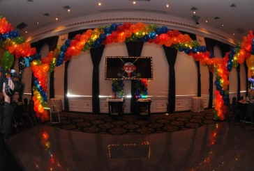 Bright Colored Balloon Wrap