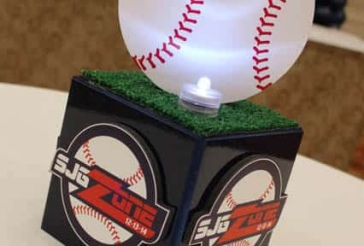 Mini Baseball Themed Centerpiece