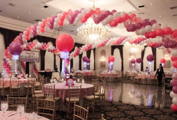 Pink and Lavender Balloon Wrap 