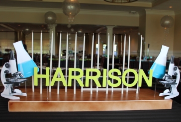 Science Themed Candle Lighting