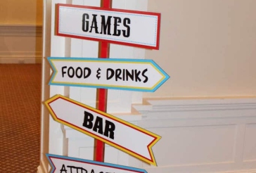 Carnival Themed Signage