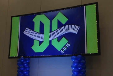 Music Themed Bar Mitzvah Backdrop