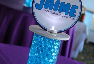 Mini Logo Centerpiece