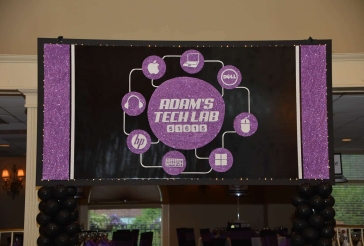 Technology Themed Bar Mitzvah Sign