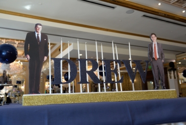 Presidents Themed Candle Lighting Display