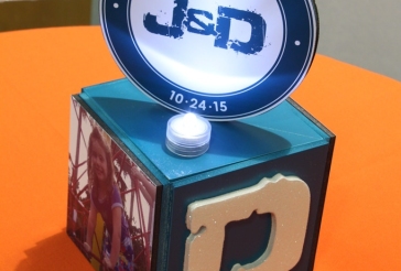 Mini Cube Centerpiece