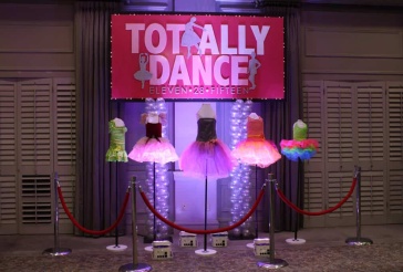 Dance Themed Backdrop