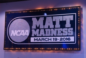 Basketball Themed Bar Mitzvah Backdrop