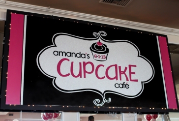 Cupcake Themed Backdrop