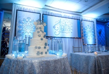 Winter Themed Candle Lighting