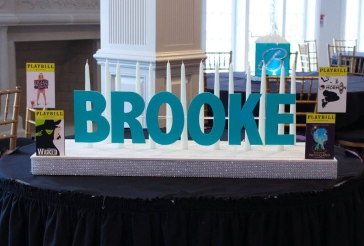 Broadway Themed Candle Lighting Display