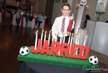 Soccer Themed Candle Lighting