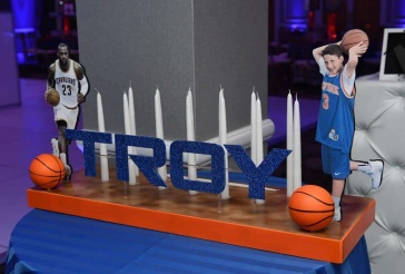 Basketball Themed Candle Lighting