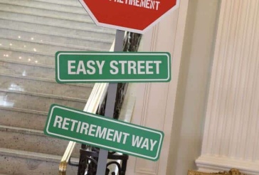 Retirement Themed Sign