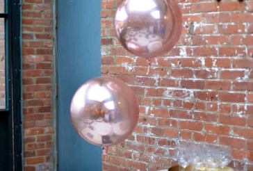 Rose Gold Orbz Balloons