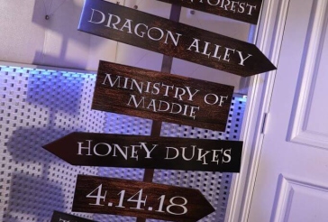 3D Harry Potter Sign