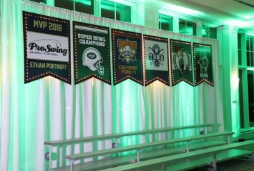 Team Pennant Stadium Display