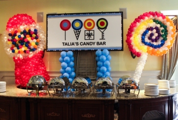 Candy Themed Backdrop