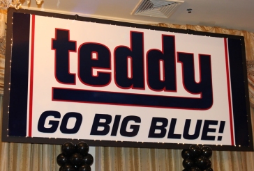 Giants Themed Backdrop