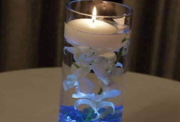LED Orchid Centerpiece