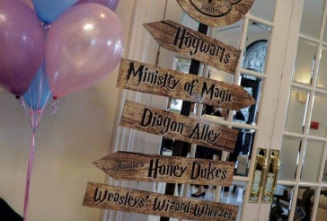 Harry Potter Directional Sign