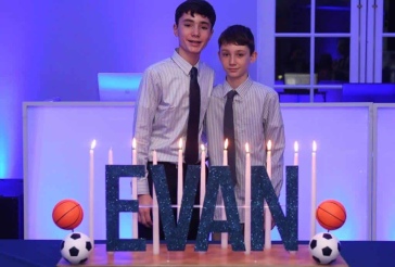 Sports Themed Candle Lighting Display