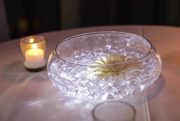 LED Gerber Daisy Centerpiece