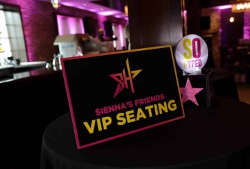 VIP Seating Sign
