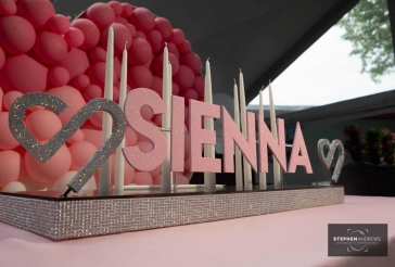 LED Name and Logo Candle Lighting Display