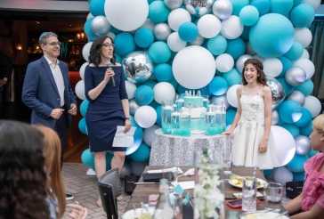 Candle Lighting Display Around Cake