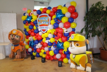 Paw Patrol Themed Balloon Wall