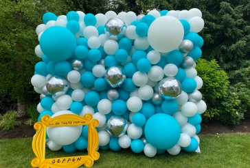 Organic Balloon Wall as Photo Op