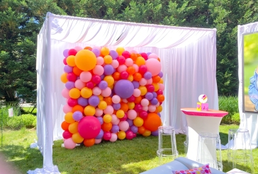 Tent Party Organic Balloon Wall