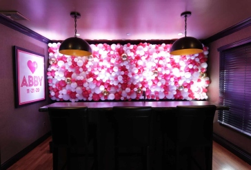Pink Organic Balloon Wall