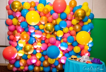 Colorful Organic Balloon Wall